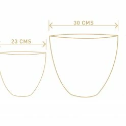 Exotic Flora Pots & Planters Echoing Eternity (Slim) - Black