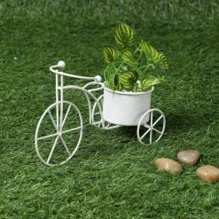Exotic Flora Pots & Planters Small Cycle Planter White