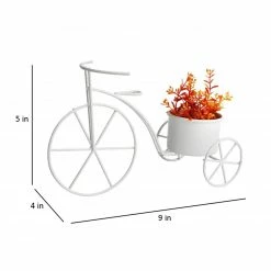 Exotic Flora Pots & Planters Small Cycle Planter White