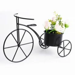 Exotic Flora Small Cycle Planter Black