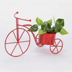 Exotic Flora Small Cycle Planter Red Pots & Planters