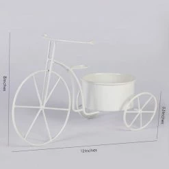 Exotic Flora Pots & Planters Big Cycle Planter White