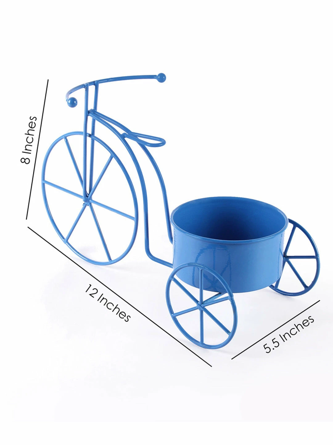 Exotic Flora Big Cycle Planter Blue 3 Exotic Flora Big Cycle Planter Blue