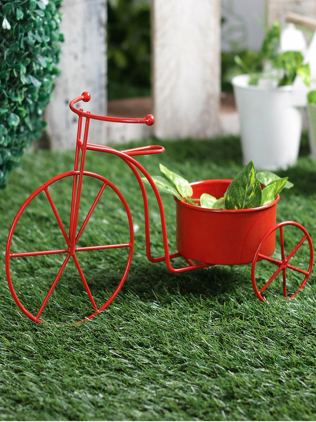 Exotic Flora Pots & Planters Big Cycle Planter Red 1 Exotic Flora Pots & Planters Big Cycle Planter Red
