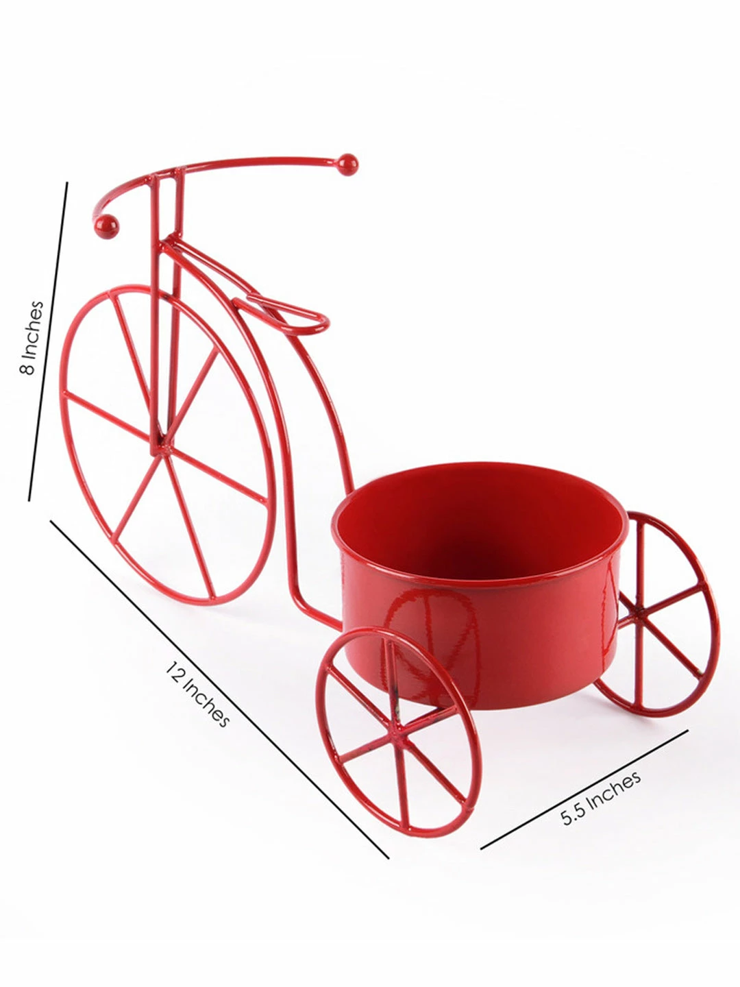 Exotic Flora Pots & Planters Big Cycle Planter Red 3 Exotic Flora Pots & Planters Big Cycle Planter Red