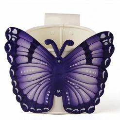 Exotic Flora Butterfly Pot White Pots & Planters