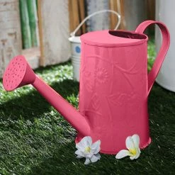 Exotic Flora Pots & Planters Design Embossed Watercane Pink