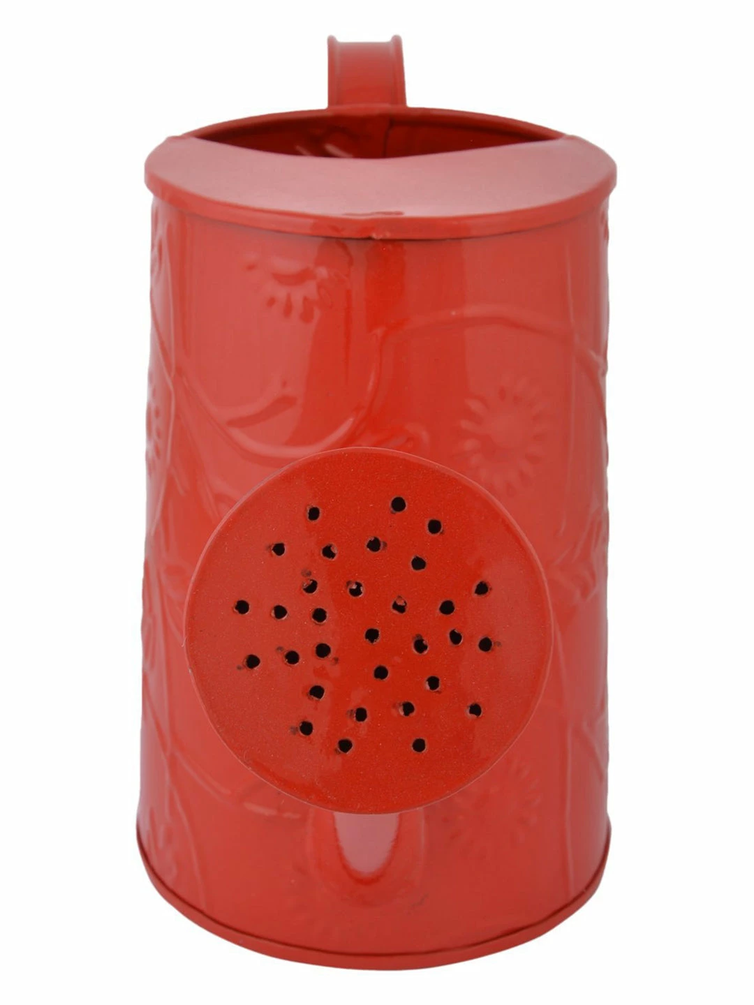 Exotic Flora Design Embossed Watercane Red Pots & Planters 2 Exotic Flora Design Embossed Watercane Red Pots & Planters