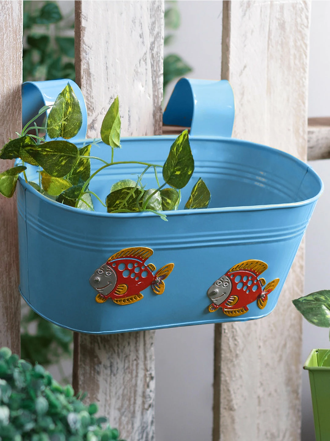 Exotic Flora Fish Tub Blue 1 Exotic Flora Fish Tub Blue