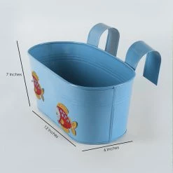 Exotic Flora Fish Tub Blue 5 Exotic Flora Fish Tub Blue