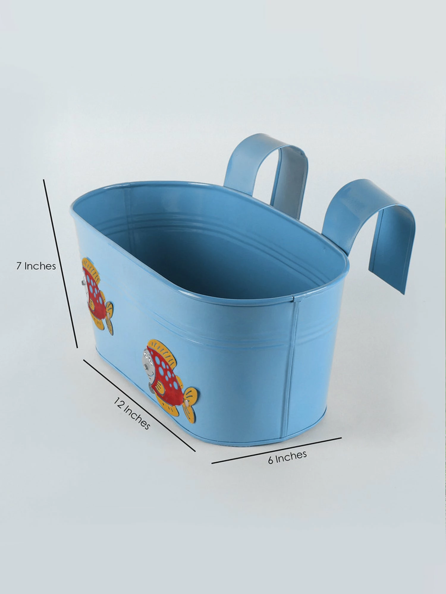 Exotic Flora Fish Tub Blue 3 Exotic Flora Fish Tub Blue