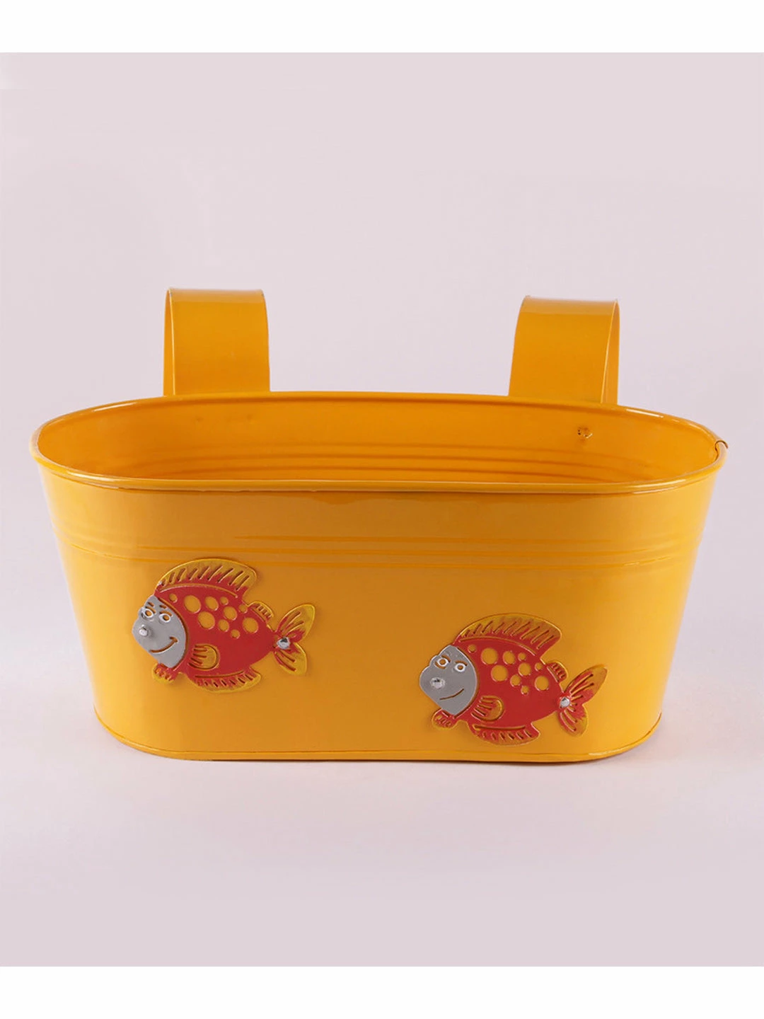Exotic Flora Fish Tub Yellow Pots & Planters 2 Exotic Flora Fish Tub Yellow Pots & Planters