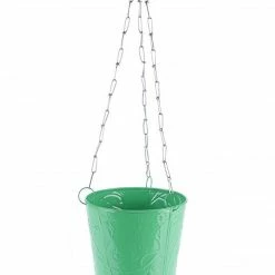 Exotic Flora Hanging Bucket Green