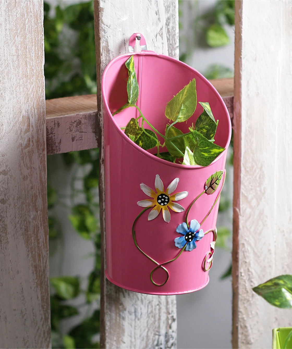 Exotic Flora Half Moon Pot Pink Pots & Planters 1 Exotic Flora Half Moon Pot Pink Pots & Planters