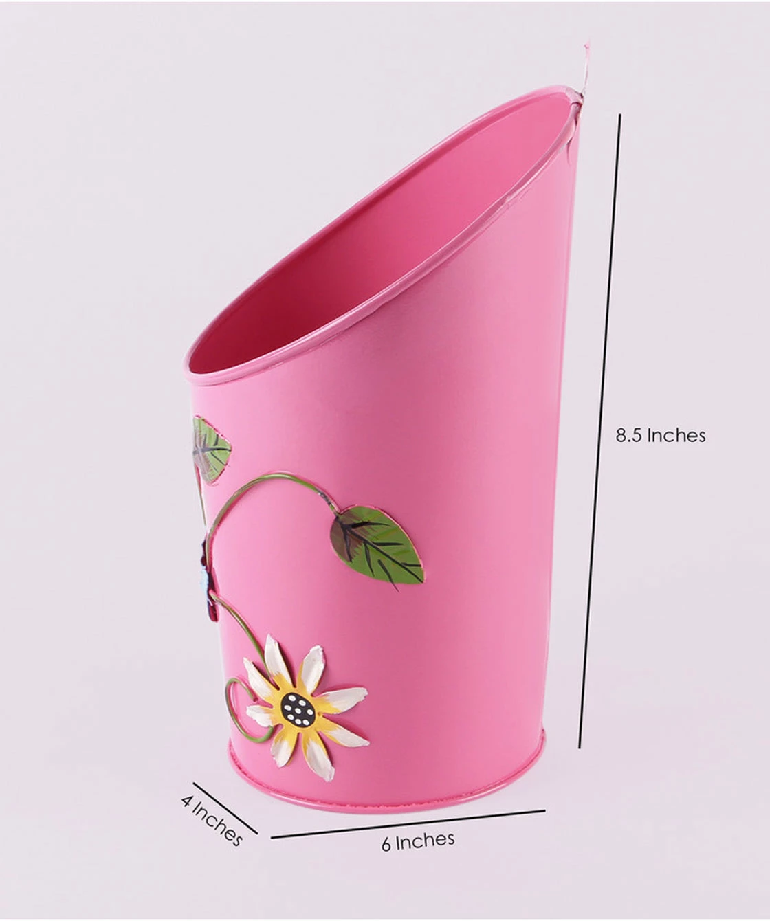 Exotic Flora Half Moon Pot Pink Pots & Planters 3 Exotic Flora Half Moon Pot Pink Pots & Planters