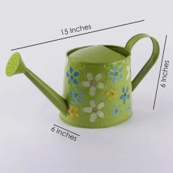 Exotic Flora Handpainted Water Cane Green