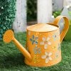 Exotic Flora Pots & Planters Handpainted Watercane Yellow