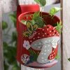 Exotic Flora Pots & Planters Mushroom Pot Red