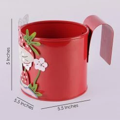 Exotic Flora Pots & Planters Mushroom Pot Red 5 Exotic Flora Pots & Planters Mushroom Pot Red