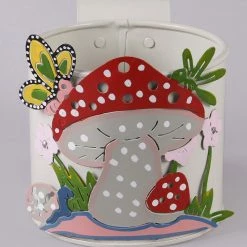 Exotic Flora Mushroom Pot White Pots & Planters