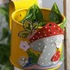 Exotic Flora Mushroom Pot Yellow