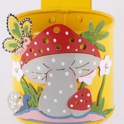 Exotic Flora Mushroom Pot Yellow