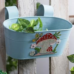 Exotic Flora Mushroom Tub Blue