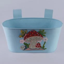 Exotic Flora Mushroom Tub Blue
