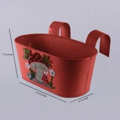 Exotic Flora Mushroom Tub Red