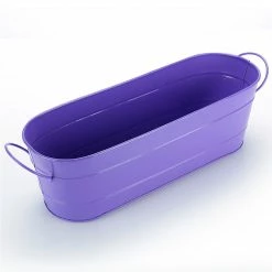 Exotic Flora Oval Planter Large Purple