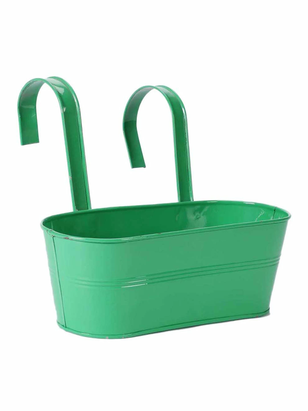 Exotic Flora Oval Railing Planter Big Green Pots & Planters 3 Exotic Flora Oval Railing Planter Big Green Pots & Planters