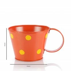 Exotic Flora Pots & Planters Polka Cup Small Orange