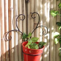 Exotic Flora Wall Mounted Red Planter Pots & Planters