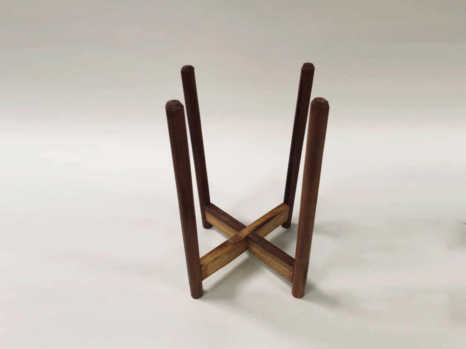 Exotic Flora Love Bite With Wooden Stands - White Pots & Planters 4 Exotic Flora Love Bite With Wooden Stands - White Pots & Planters