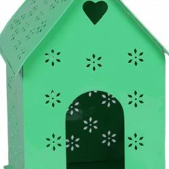 Exotic Flora Hut Shape Bird House Green Pots & Planters