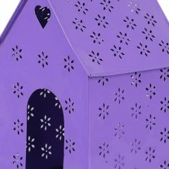 Exotic Flora Pots & Planters Hut Shape Bird House Purple