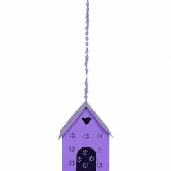 Exotic Flora Pots & Planters Hut Shape Bird House Purple
