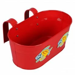 Exotic Flora Set Of Two Fish Tub Yellow & Red 5 Exotic Flora Set Of Two Fish Tub Yellow & Red