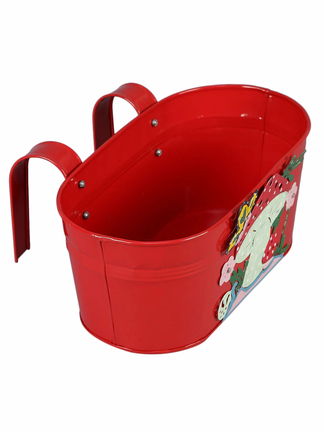 Exotic Flora Set Of Two Mushroom Tub Yellow & Red 2 Exotic Flora Set Of Two Mushroom Tub Yellow & Red